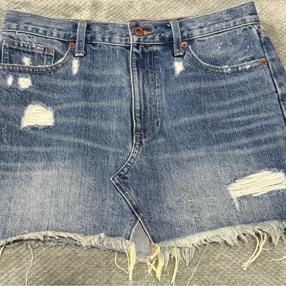 Lucky Brand Indigo Denim Mini Skirt